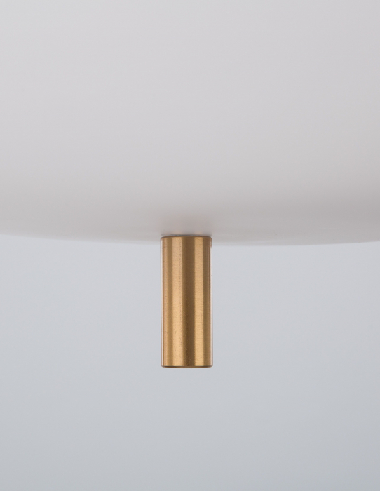 Lustra pendul moderna alb cu auriu Felicia Small 18,5 cm, sticla/metal, 9624064 - Novaluce [3]