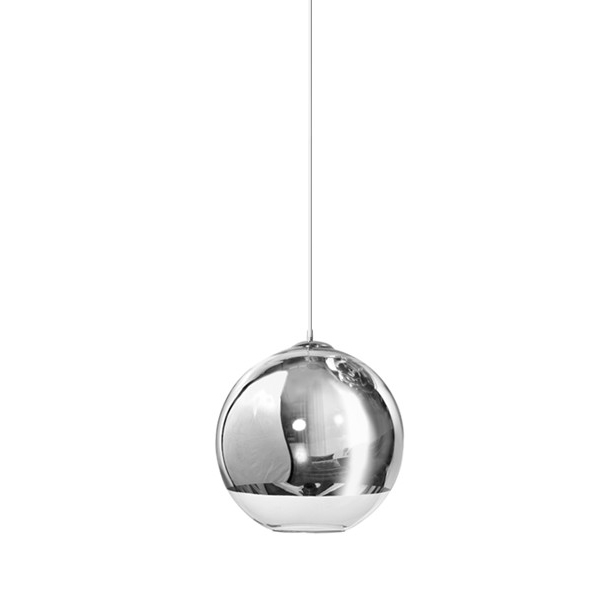Lustra pendul moderna Yamin forma glob, metal crom/sticla transparenta, diverse dimensiuni, AZ 0731 - Azzardo [2]