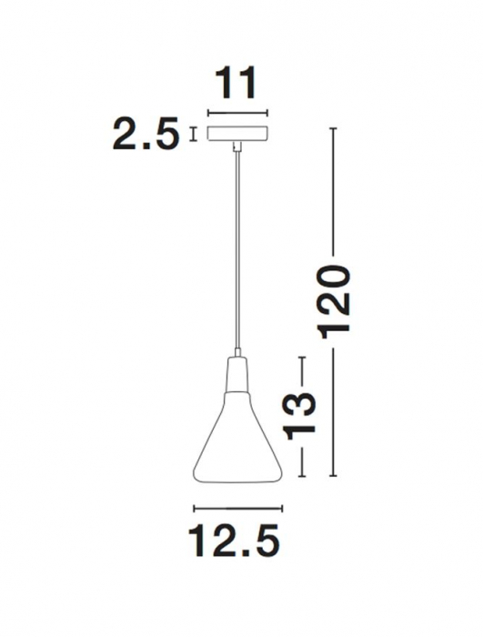 Lustra pendul Ponse diverse culori, abajur din metal cu detaliu din lemn, inaltime reglabila, 7605173 - Novaluce [8]