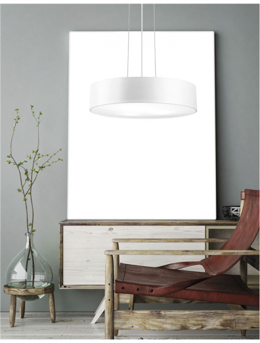 Lustra pendul rotund diverse culori Dima Ø 50 cm, din metal, inaltime reglabila, 550405 - Novaluce [2]