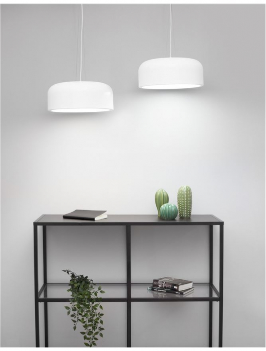 Lustra pendul rotund diverse culori Sharia Ø 35/48 cm, din metal, inaltime reglabila, 826801 - Novaluce [2]
