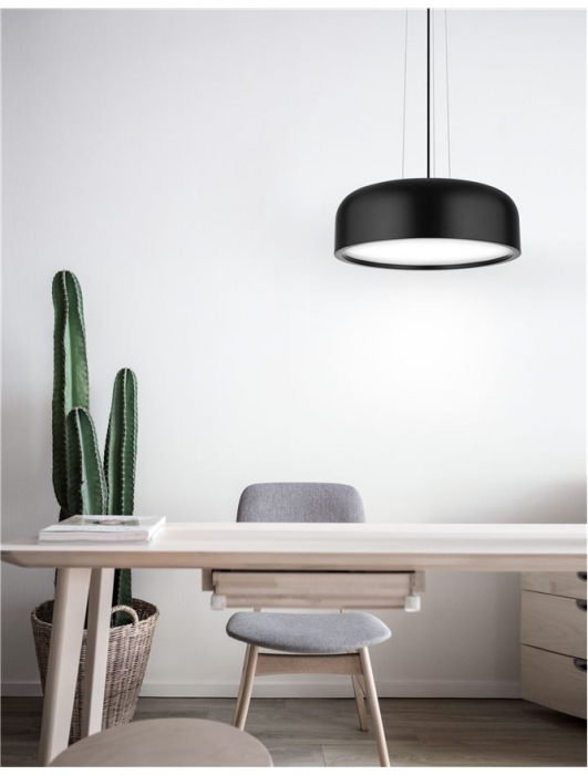 Lustra pendul rotund diverse culori Sharia Ø 35/48 cm, din metal, inaltime reglabila, 826801 - Novaluce [7]