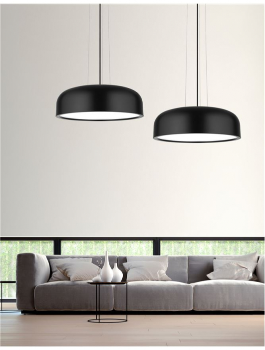 Lustra pendul rotund diverse culori Sharia Ø 35/48 cm, din metal, inaltime reglabila, 826801 - Novaluce [17]