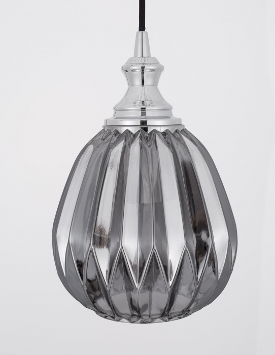 Lustra pendul sticla fumurie/galbena Wassy Ø18 cm, 1xE27, 9066102 - Novaluce [8]