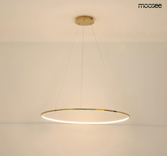 Lustră Ring Slim 80, Oțel Auriu - Moosee [7]