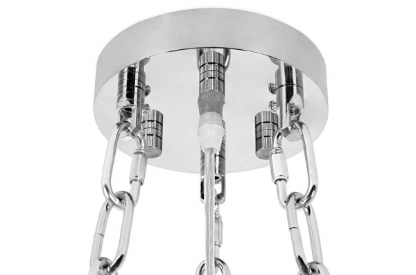 Lustra rotunda argintie crom design lux Imperio cu cristale 60x60x40 cm, DW-D5688S.SILVER - King [2]