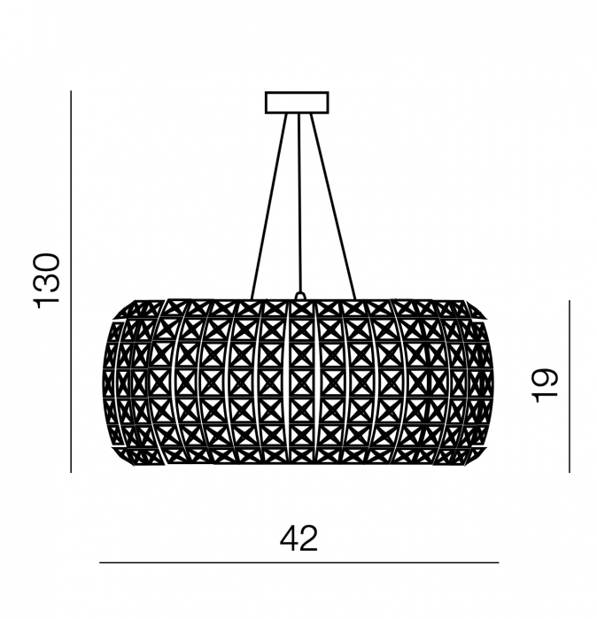 Lustra rotunda cu cristale France, diverse dimensiuni, design modern, AZ2520 - Azzardo [6]