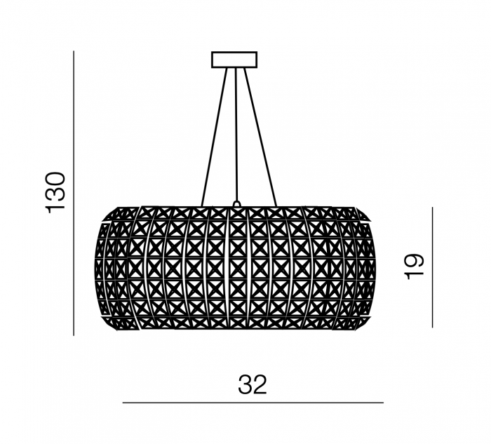 Lustra rotunda cu cristale France, diverse dimensiuni, design modern, AZ2520 - Azzardo [3]