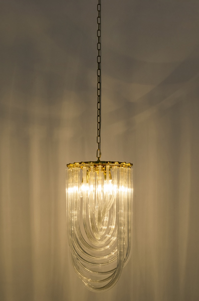 Lustra rotunda design lux Benoite 30x60 cm, argintiu crom/auriu, JD9607-L.GOLD - King [8]