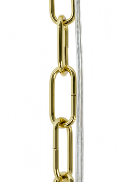 Lustra rotunda design lux Benoite 30x60 cm, argintiu crom/auriu, JD9607-L.GOLD - King [6]