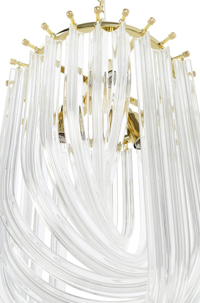 Lustra rotunda design lux Benoite 30x60 cm, argintiu crom/auriu, JD9607-L.GOLD - King [4]