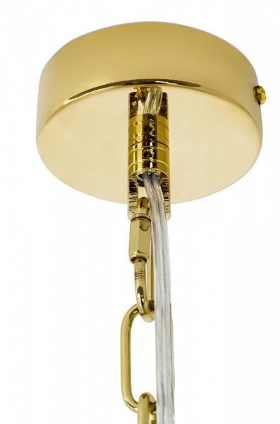Lustra rotunda design lux Benoite 30x60 cm, argintiu crom/auriu, JD9607-L.GOLD - King [5]