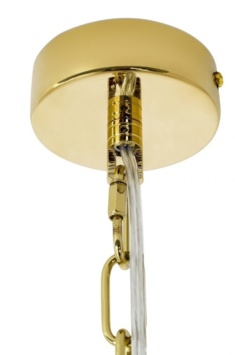 Lustra rotunda design lux Benoite S 21x36 cm, argintiu crom/auriu, JD9607-S.GOLD - King [3]
