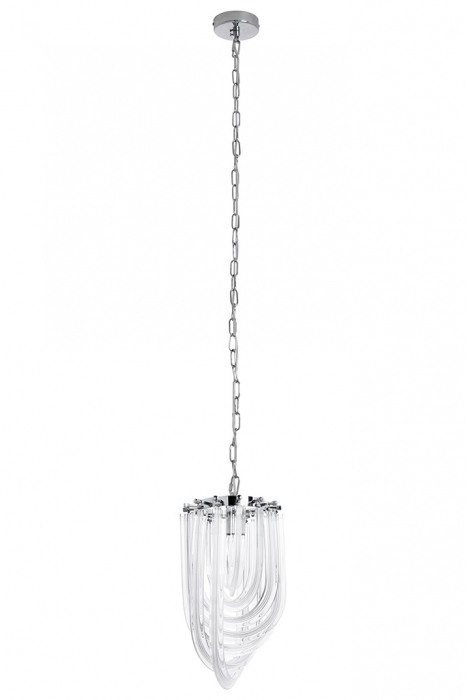 Lustra rotunda design lux Benoite S 21x36 cm, argintiu crom/auriu, JD9607-S.GOLD - King [8]