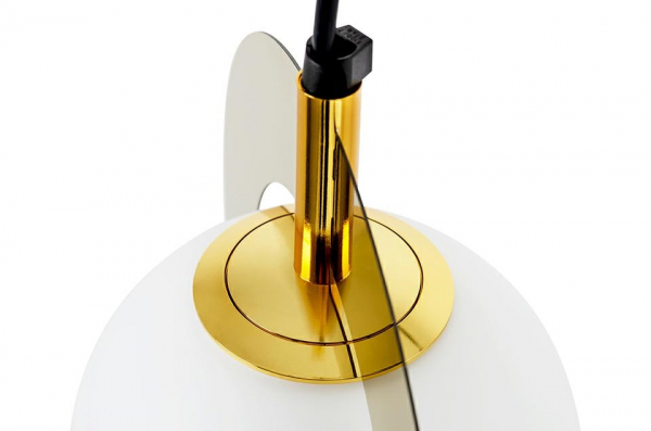 Lustra rotunda design modern Planet cu inel auriu, DW-D025P - King [4]