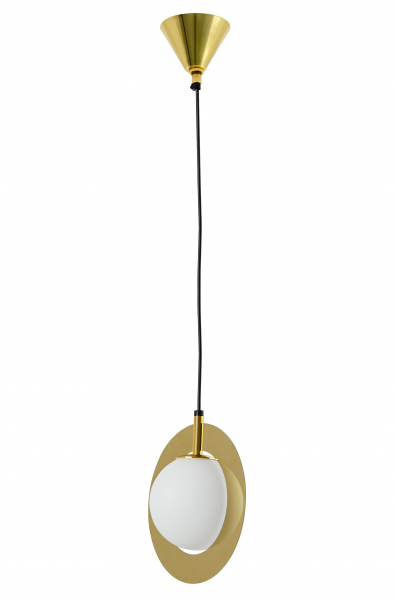 Lustra rotunda design modern Planet cu inel auriu, DW-D025P - King [2]