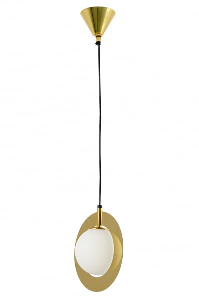 Lustra rotunda design modern Planet cu inel auriu, DW-D025P - King [3]