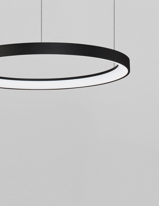 Lustra rotunda dimabila LED alba/neagra Naye 48/58/78 cm, design minimalist, 9853681 - Novaluce [20]