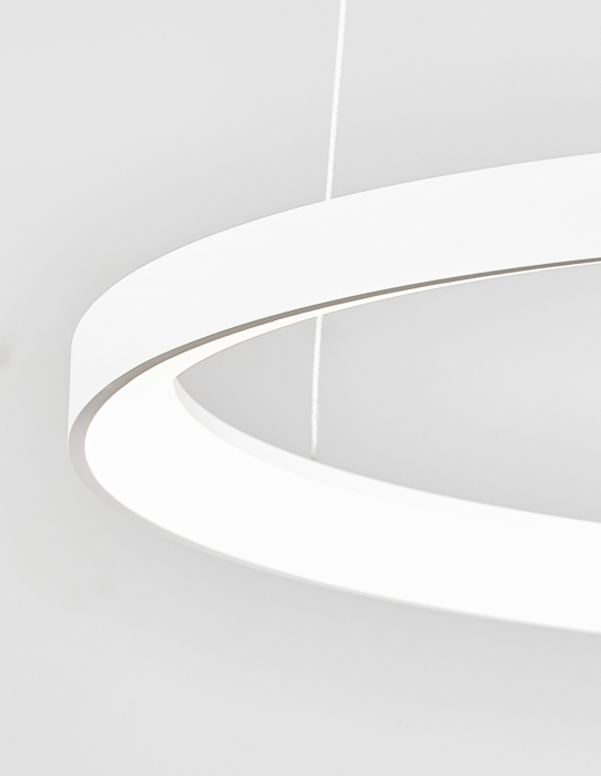 Lustra rotunda dimabila LED alba/neagra Naye 48/58/78 cm, design minimalist, 9853681 - Novaluce [9]