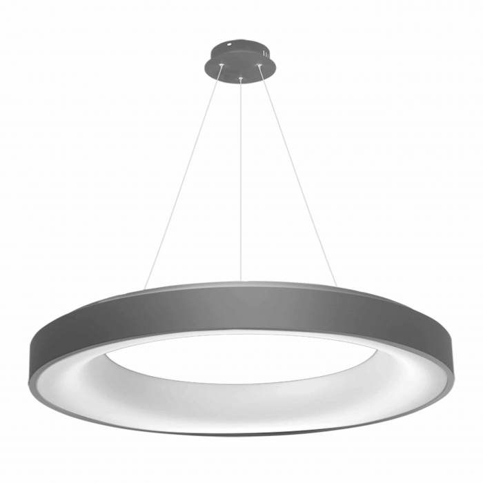Lustra rotunda LED dimabila alba/neagra/gri Ivay Ø 45/55/78 cm, design modern, AZ 3436 - Azzardo [8]