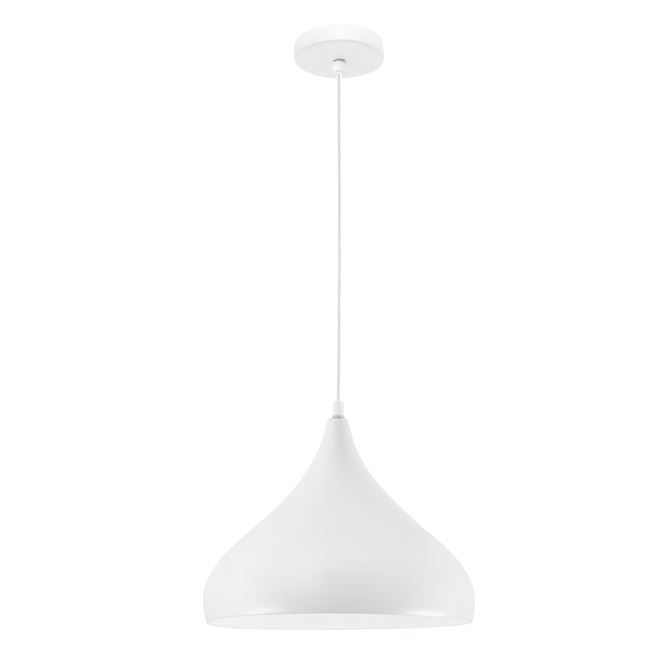 Lustra rotunda neagra/alba tip pendul Ella Ø 33/42 cm, din metal, inaltime reglabila, 8809001 - Novaluce [6]
