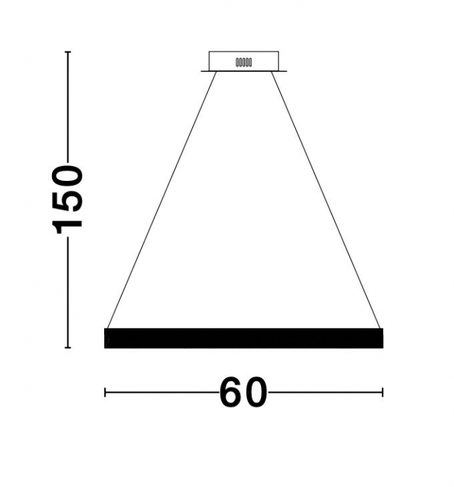 Lustra rotunda suspendata aurie Kief Ø40/60 cm, iluminare LED, design modern lux, 9818482 - Novaluce [8]