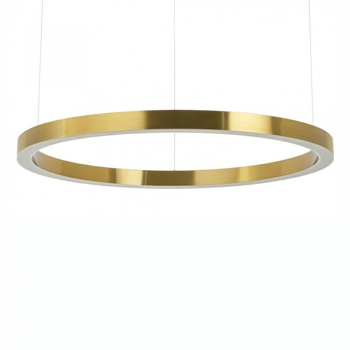Lustra rotunda tip inel Dasa cu iluminare LED, argintie crom/aurie, diverse dimensiuni, JD8169-40.SILVER - King [18]