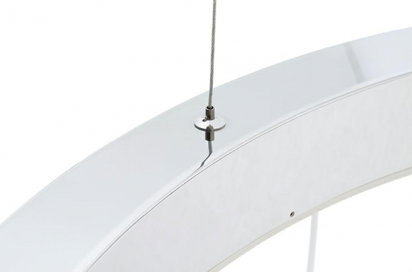 Lustra rotunda tip inel Dasa cu iluminare LED, argintie crom/aurie, diverse dimensiuni, JD8169-40.SILVER - King [2]