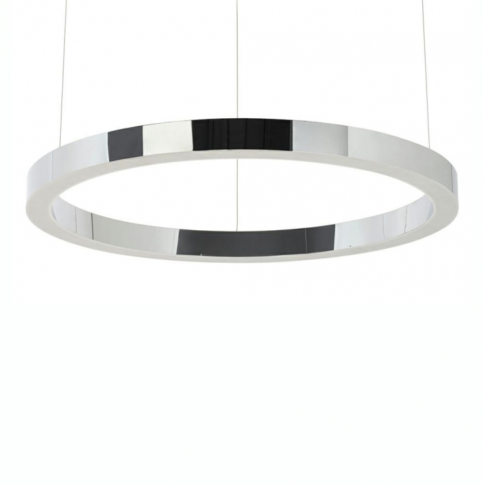 Lustra rotunda tip inel Dasa cu iluminare LED, argintie crom/aurie, diverse dimensiuni, JD8169-40.SILVER - King [17]