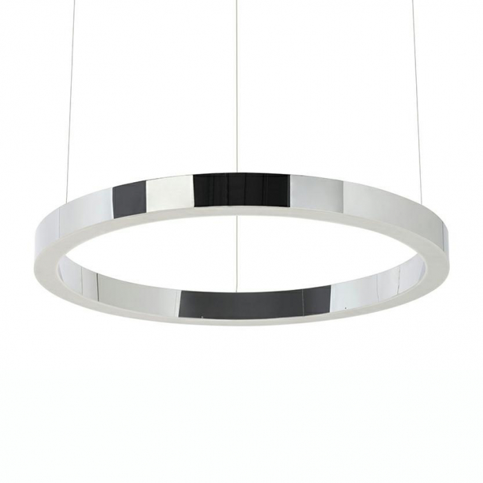 Lustra rotunda tip inel Dasa cu iluminare LED, argintie crom/aurie, diverse dimensiuni, JD8169-40.SILVER - King [15]
