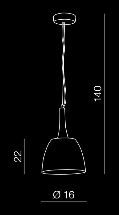 Lustra suspendata alba/neagra metal cu detalii lemn Efe Ø 16 cm, sil scandinav, AZ 1333 - Azzardo [5]