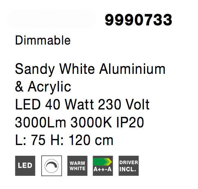 Lustra suspendata patrata dimabila Linus 75x75 cm alba/neagra, iluminare LED, design minimalist, 9990733 - Novaluce [6]