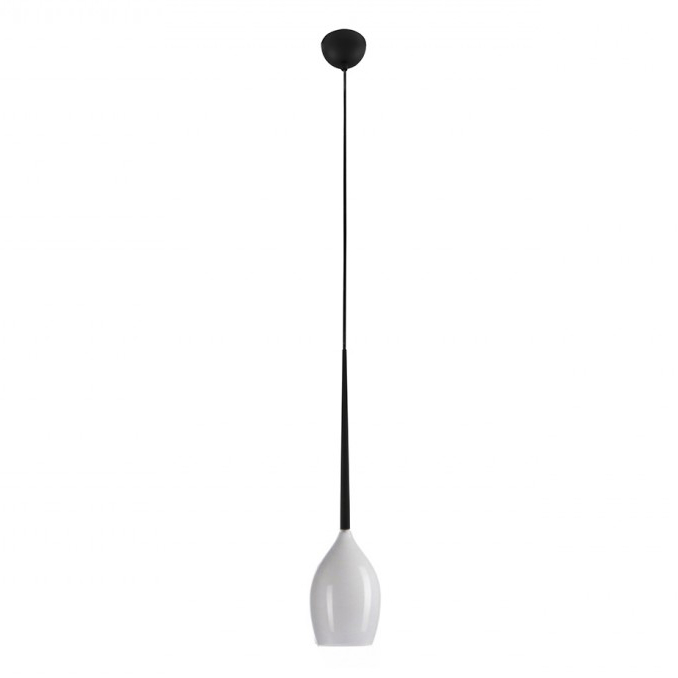 Lustra suspendata pe cablu tip pendul Garnet Ø 13x21 cm, diverse culori, detaliu metalic negru, AZ 1221 - Azzardo [4]