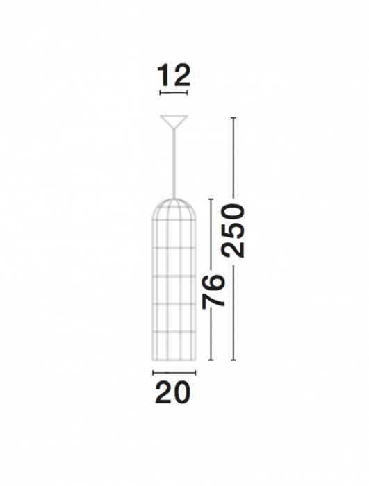 ​​​​​​​Lustra tip pendul premium Ebra, din ratan, Ø 20 cm, inaltime reglabila, 9585081 - Novaluce [9]