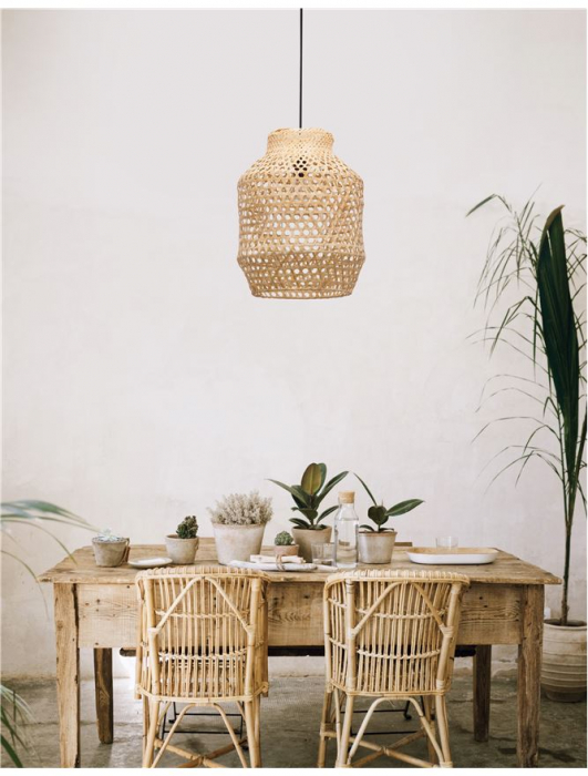 ​​​​​​​Lustra tip pendul premium Simisa, din ratan, Ø 35 cm, inaltime reglabila, 9858659 - Novaluce [2]