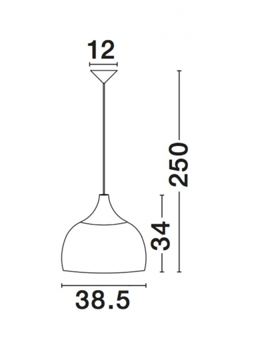 ​​​​​​​Lustra tip pendul premium Simisa, din ratan, Ø 38,5 cm, inaltime reglabila, 9594341 - Novaluce [12]