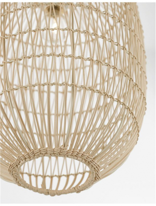 Lustra tip pendul Vedrana din ratan Ø 30 cm, inaltime reglabila, 9586766 - Novaluce [5]