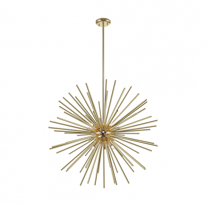 Lustra sferica aurie URCHIN Ø78 cm, design modern metal/sticla, 003064-011261 - Zumaline [2]