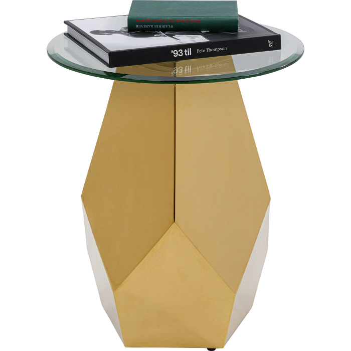 Masă Auxiliară Ricchezza 45x45x53 cm, Auriu - Kare Design [4]