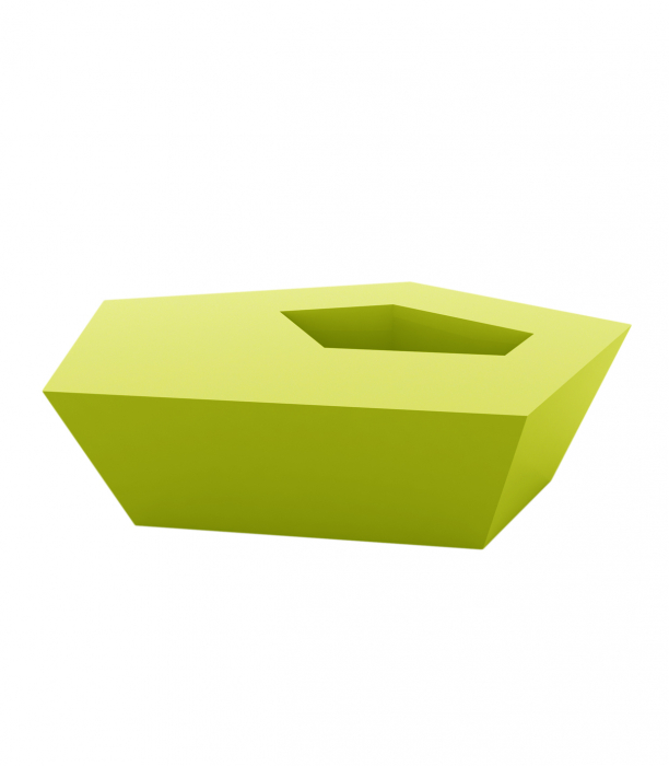 Masa cafea iluminare LED Faz 105x85x32 cm, design modern geometric cu loc frapiera, 54007 - Vondom [27]
