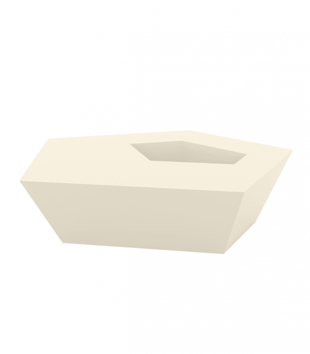 Masa cafea iluminare LED Faz 105x85x32 cm, design modern geometric cu loc frapiera, 54007 - Vondom [22]
