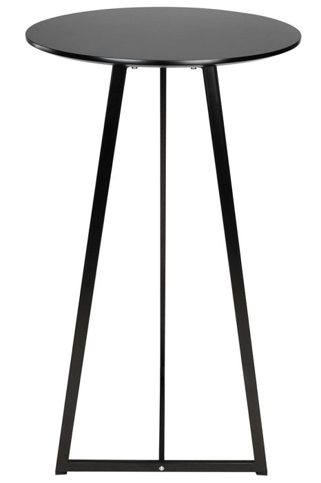 Masă de Bar Allen 60x60x110 cm, Negru Vopsit În Câmp Electrostatic - King Home [4]
