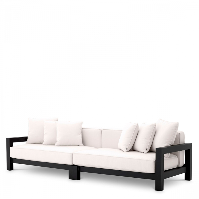   Canapea exterioară Cap-Antibes din pânză sunbrella neagră 115006 EICHHOLTZ [1]