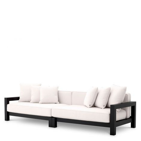   Canapea exterioară Cap-Antibes din pânză sunbrella neagră 115006 EICHHOLTZ [8]