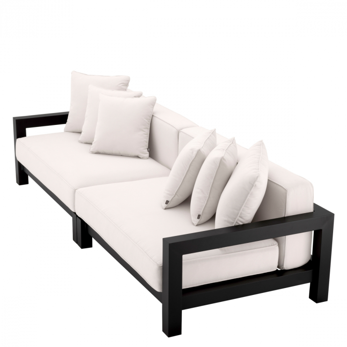  Canapea exterioară Cap-Antibes din pânză sunbrella neagră 115006 EICHHOLTZ [3]
