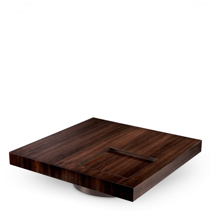   Masa de cafea Otus pătrată furnir de eucalipt finisaj bronz 117406 EICHHOLTZ [2]