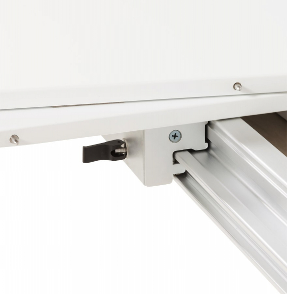 Masa extensibila alba Enkel 190-270x95 cm, MDF alb mat / picioare albe otel, DT00230WH - Kokoon [8]