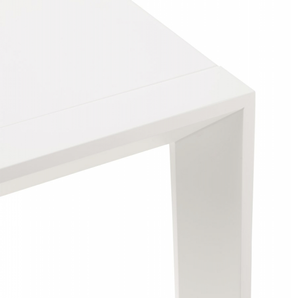 Masa extensibila alba Enkel 190-270x95 cm, MDF alb mat / picioare albe otel, DT00230WH - Kokoon [6]