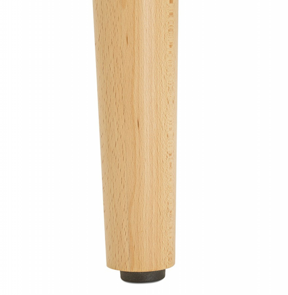 Masa dining extensibila alba Etenda 170-270x100 cm stil scandinav, MDF alb mat / picioare fag, DT00540WHNA - Kokoon [22]