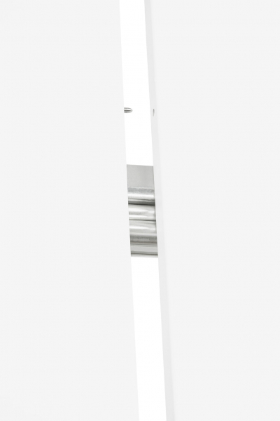 Masa de design extensibila Olga stil scandinav 120-220x100 cm MDF alb / picioare fag, DT00570WH - Kokoon [9]